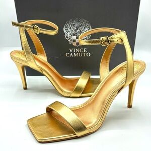 Vince Camuto Egyptian Gold Size 9.5 Vince 
Camuto Women's Saprenda Heeled Sandal